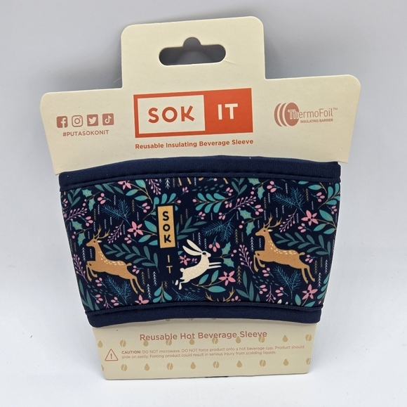 Java Sok Bunny Hop Hot Cup Sleeve - Picture 4 of 4